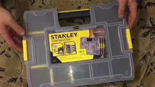 Розпаковка Органайзера Stanley Sort Master Junior 375 x 65 x 292 мм (1-97-483)