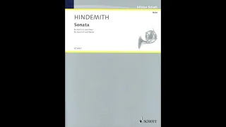 Hindemith Sonata 1st Mov with guide "Karaoke - Accompaniment"