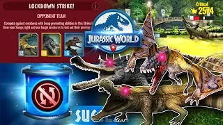 LOCKDOWN STRIKE EVENT Sarcosuchus GRYPOSUCHUS Scaphognathus【Jurassic World Alive 侏羅紀世界Alive】