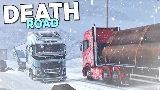 NEW DEATH ROAD of Euro Truck Simulator 2 Multiplayer | Toast