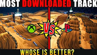 Most Downloaded Track | Xbox vs PS4 - Monster Energy Supercross 3 Gameplay