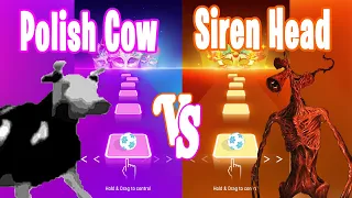 Polish Cow Song VS Siren Head Song - Tiles Hop Edm RUSH!