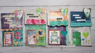 How To Create Junk Journal Whimsical Little House Envelope Pockets - From #10 Envelopes or Junk Mail