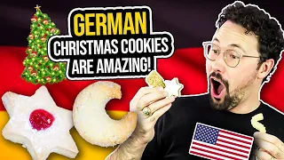 German Christmas Cookies vs American Cookies - Can’t Believe How Different They Are in GERMANY! 🇩🇪