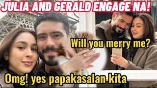 Kasalan na!😍💍Gerald nag propose na kay julia sa paris!