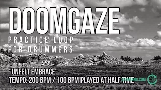 DoomGaze - Drumless Track For Drummers - "Unfelt Embrace"