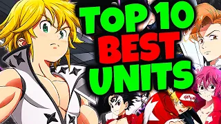 TOP 10 BEST UNITS RELEASED IN 2021!! THE HARDEST OF ALL LISTS!! | Seven Deadly Sins: Grand Cross