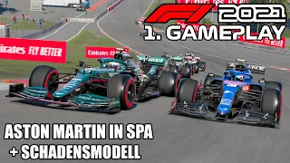 F1 2021: 1. Gameplay im Aston Martin + Neues Schadensmodell | Formel 1 2021 Preview German