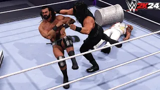 WWE 2k24 - Roman Reigns vs Drew McIntyre: Special Guest Referee The Rock|WrestleMania 30