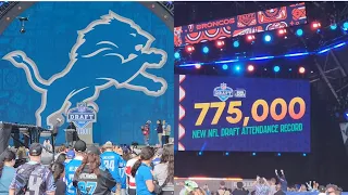 My thoughts on my experience at the 2024 NFL Draft in Detroit