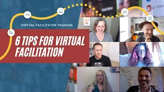 6 Tips to create more Engaging Zoom Events and Workshops - Virtual Facilitator Training