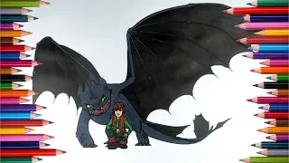 How to train your dragon - Coloring Pages #1