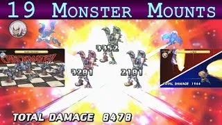 [HD] Disgaea D2 All Monster Mount Super Attacks Up To Chapter 8 [ 19 Monster Mounts ]