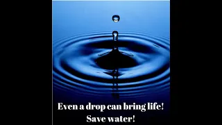 Save water. Save future. (Mime Act)
