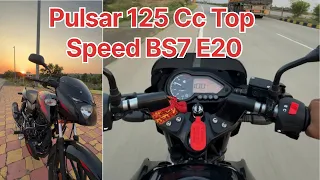 Pulsar 125 Cc BS7 Top Speed Test