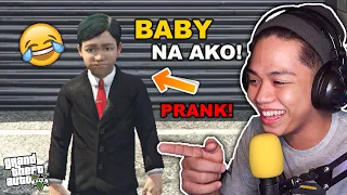 Maging BABY sa GTA 5!! *PRANK* | Gta 5 Roleplay