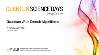 Quantum Walk Search Algorithms | QSD 2022