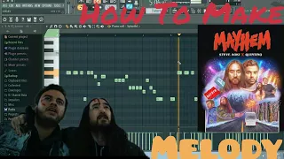 FL Studio Tutorial - How To Make Steve Aoki & Quintino - Mayhem (MELODY)