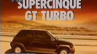 Spot - RENAULT SUPERCINQUE GT TURBO -1985