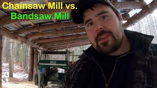 Chainsaw Mill vs. Bandsaw Mill Comparison