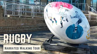 RUGBY | 4K Narrated Walking Tour | Let's Walk 2022