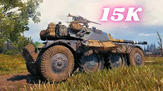 Panhard EBR 105 - 15K Spot Damage World of Tanks Replays