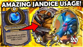 Jandice With General Drakkisath and Kalecgos Is Amazing! | Hearthstone Battlegrounds