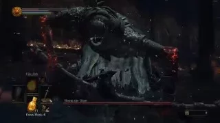 DARK SOULS 3 - Beating Yhorm the Giant without 'Storm Ruler' (NG)