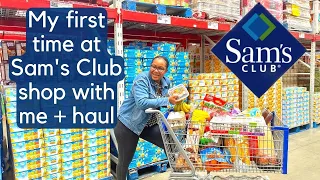 FIRST TIME SAMS CLUB GROCERY SHOPPING + HAUL || HUGE SAM'S CLUB HAUL WITH PRICES 2022 || JENNY C