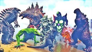 100 DIAS DOMANDO GODZILLAS NO ARK SURVIVAL EVOLVED - DINOSSAURO