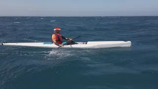 DOWNWIND SURFING 1:30 min without strokes
