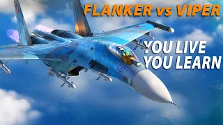SU-27 Flanker Vs F-16 Viper BVR Dogfight Taking My Chances | DCS World