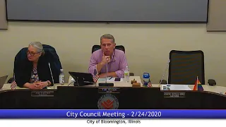 February 24, 2020 - City Council Meeting