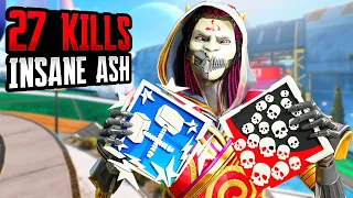 INSANE ASH 27 KILLS AND 4500 DAMAGE IN AMAZING GAME (Apex Legends Gameplay Season 20)