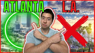 MASSIVE INFLUX Of L.A. Residents Moving to Atlanta! | Living In Atlanta vs Living In Los Angeles