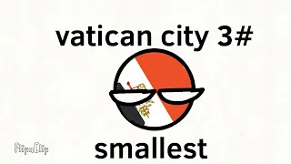 Smallest countries #countryballs