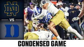 Notre Dame vs. Duke Condensed Game | 2023 ACC Football