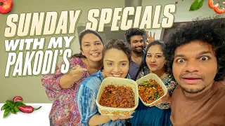 Sunday Specials With My Pakodi's || Ft. Avinash, RJ Chaithu || #sreemukhi @Sreemukhi