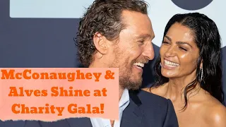 Celebrity Couple Matthew McConaughey and Camila Alves Support Charity with Their Family