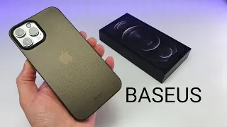 УЛЬТРАТОНКИЙ чехол iPhone 12 от BASEUS. 💥ТОНЬШЕ НЕ БЫВАЕТ!