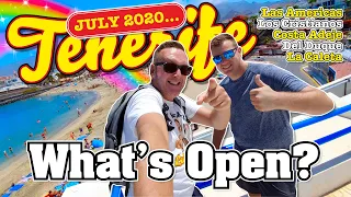 TENERIFE WHAT'S OPEN in Los Cristianos, Las Americas, Costa Adeje, Del Duque & La Caleta? July 2020