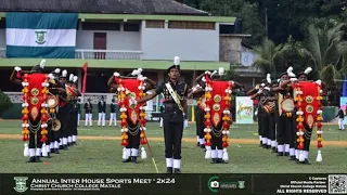 Christ Church College Sportmeet 2024 Cadet Band Display