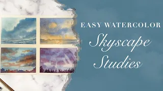 Skyscape in Watercolor | Sky Studies