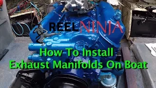 Boat - How To Install Exhaust Manifolds