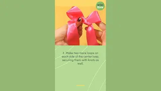 How To Make a Bow from Ribbon