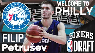 Filip Petrušev Sixers NBA Draft Highlight Reel I WELCOME TO PHILLY!!!