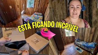 FINALIZEI O QUARTO DOS MENINOS||RECEBIDOS||COMPREI O CHAMINÉ PRO FOGÃO A LENHA