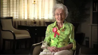 One of Delta's first Flight Attendants turns 102!