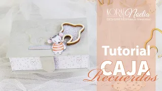 TUTORIAL: Caja del Ratoncito Pérez con cajón secreto. Scrapbooking. Kora Projects