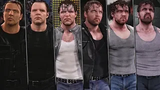 The Evolution Of Dean Ambrose Entrances In WWE Games! ( WWE 2K14 To WWE 2K19 )